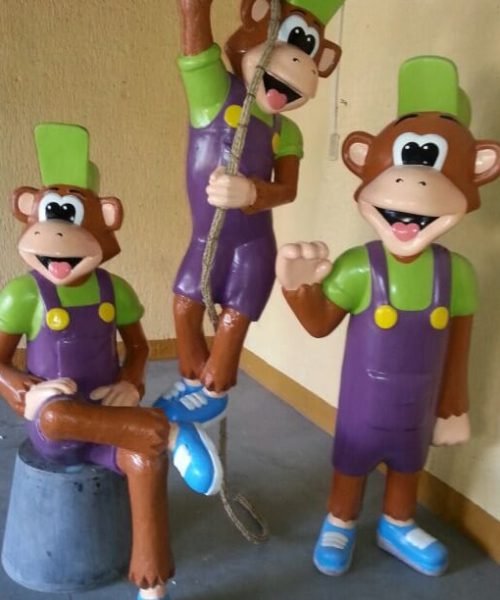 3-mascotte-apen-polyester